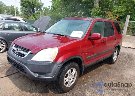 2003 Honda Cr-V Ex from USA, damaged, VIN SHSRD78863U142611